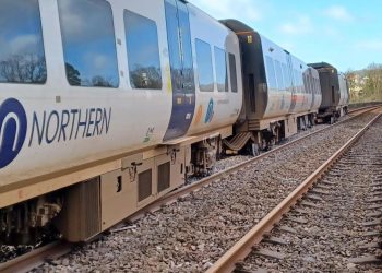 Passenger train comes off tracks in Cumbria