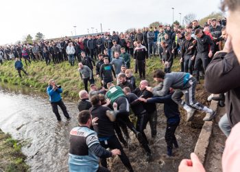 In pictures: Uppies and Downies Easter Saturday 2024