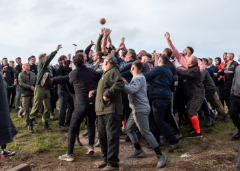 In pictures: Uppies and Downies Easter Saturday 2024