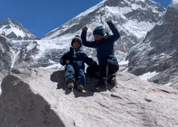 Cumbrian eight-year-old reaches Everest Base Camp