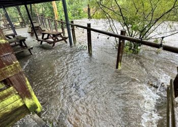 Severe flooding as beck bursts its banks in Wasdale