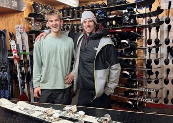 World class skier Markus Eder visits Kendal Snowsports Club
