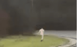 Men’s naked ambition at Cumbrian roundabout