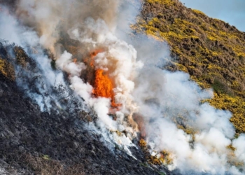 Firefighters work through night to tackle dozens of West Cumbrian wildfires sparked by steam train