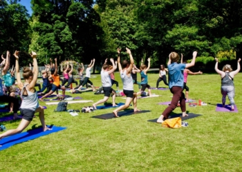 Take part in yoga in Cumbria’s parks this summer