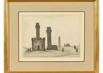 LS Lowry drawing set to go under hammer at Mitchells for up to £50,000