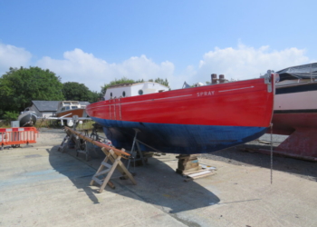 Relaunch for historic fishing boat