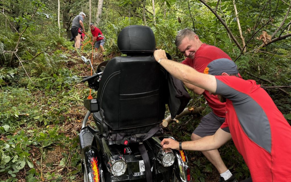 Woman using mobility scooter rescued after 10 metre fall off Lake District path