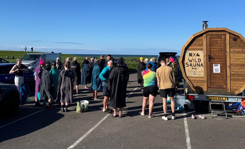 How one man, the sea and a wild sauna is bringing hundreds of West Cumbrians together