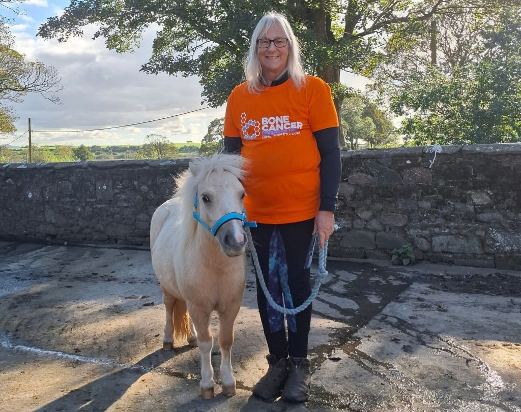 Cumbrian woman living with cancer walks 31 miles with her ponies for charity