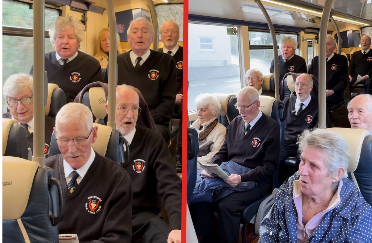 Surprise musical treat for bus passengers