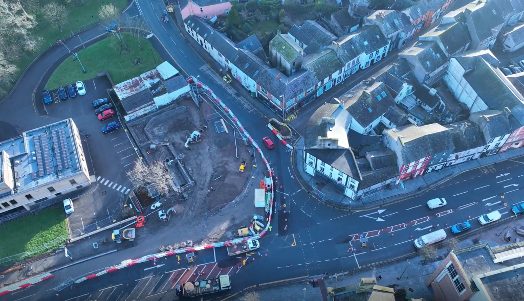 Workington roadworks set to last until autumn for £10m scheme