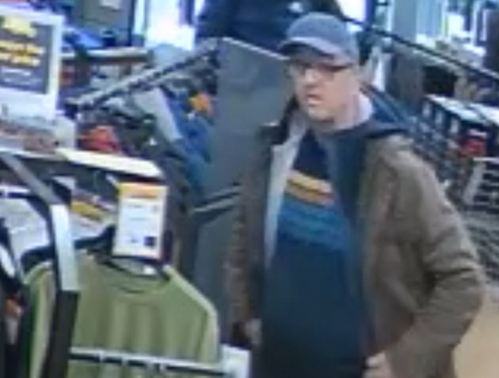 CCTV image released after theft from Carlisle outdoor clothing store
