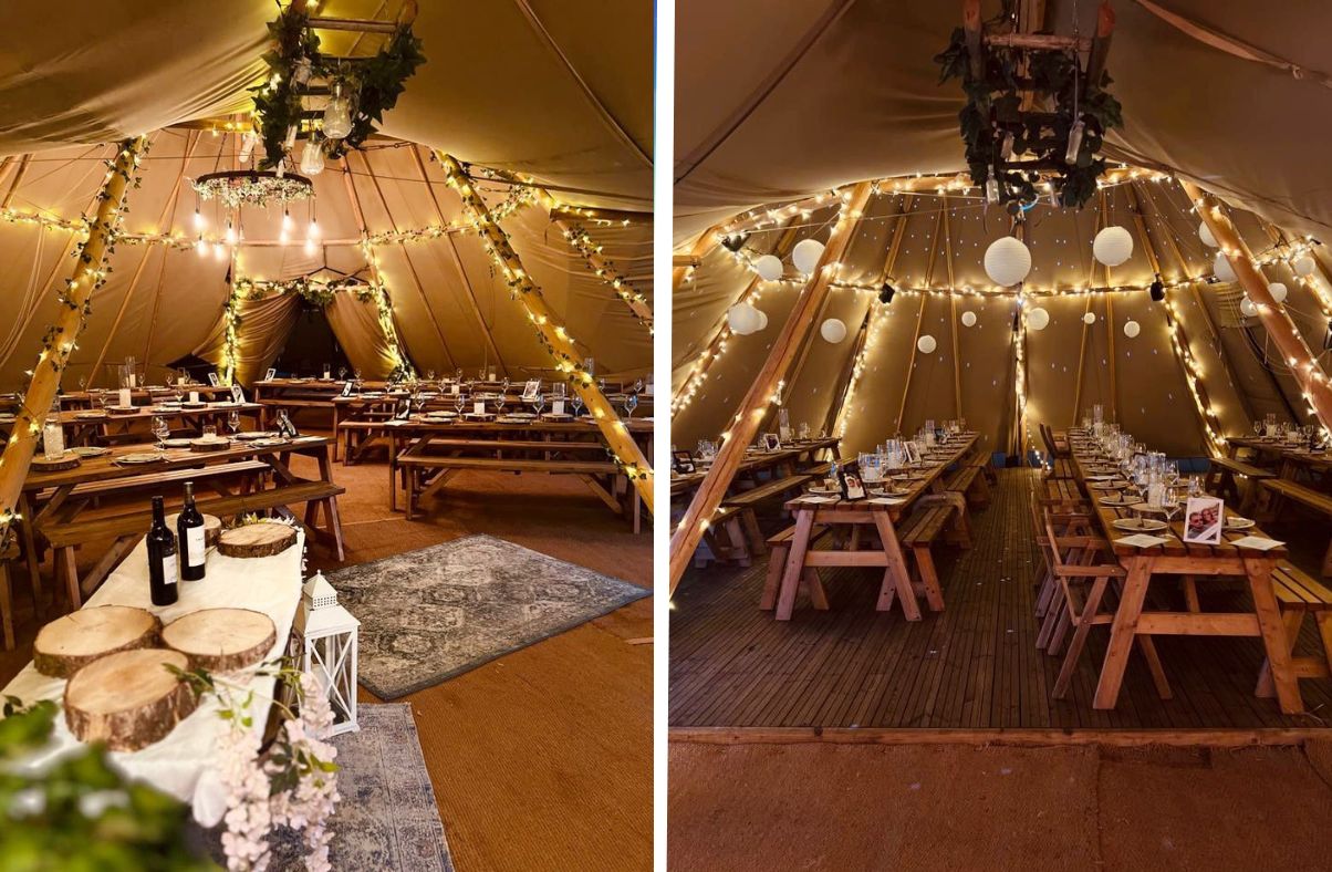 Events inspiration at The Den at Four Acre open day