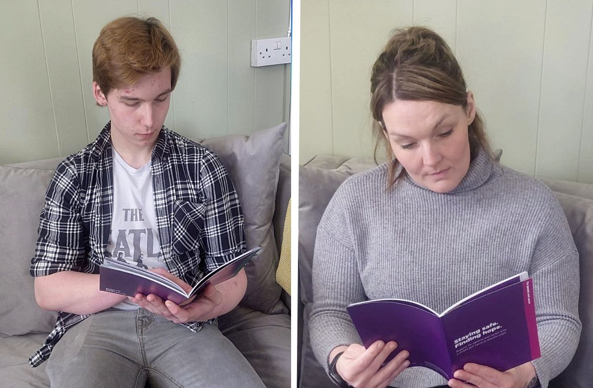 Crisis support booklets launch by suicide prevention charity
