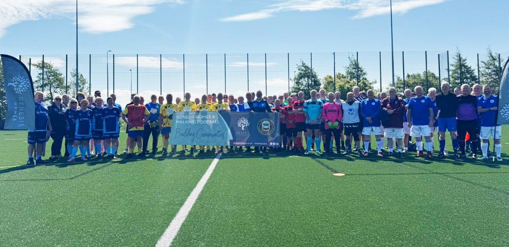 Genesis Homes named as official sponsor of Cumberland Walking Football League