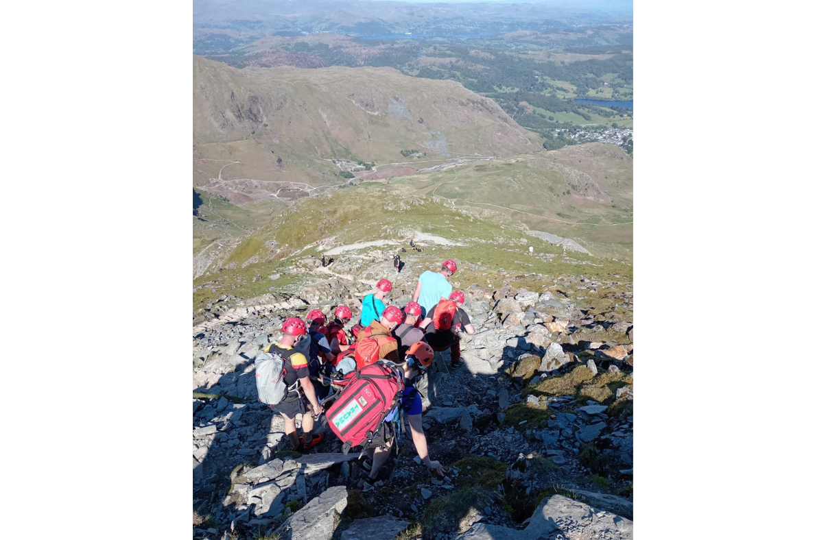 Man rescued from Lake District fell after injuring legs