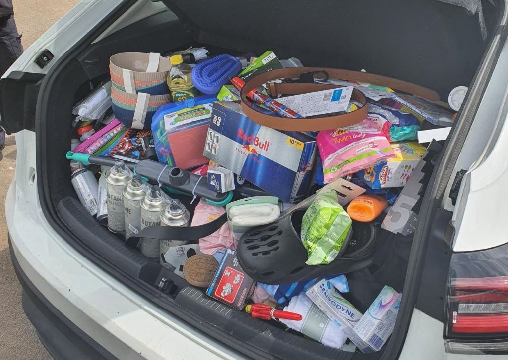 Arrest after boot full of stolen goods found by police