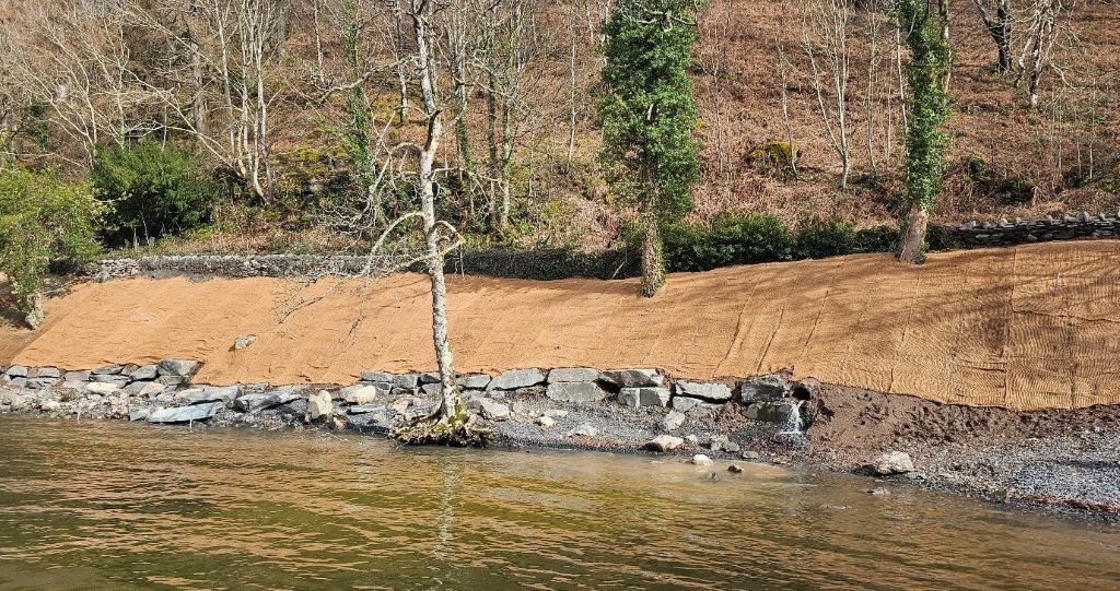 Slope repairs completed next to popular Lake District road