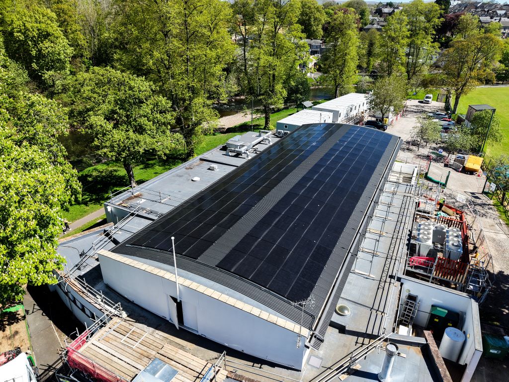 Solar panels installed at Appleby Leisure Centre