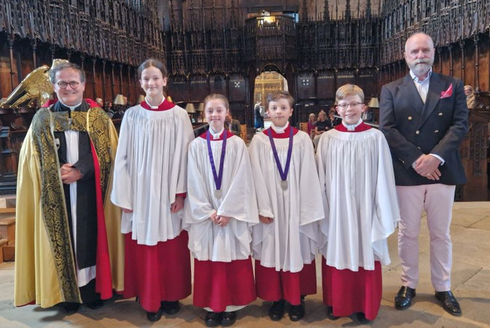 Carlisle Cathedral choristers celebrated for commitment