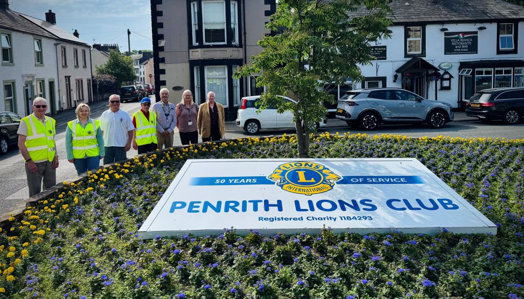 Cumbrian Lions club honoured for 50 years of service