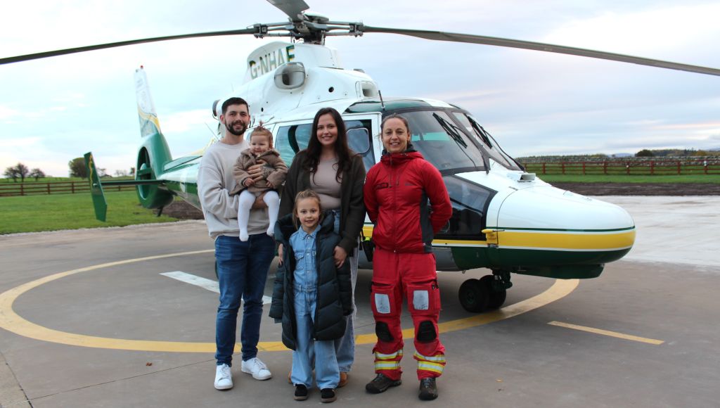 Dad and grandad to take on cycling challenge for charity  that saved baby girl’s life