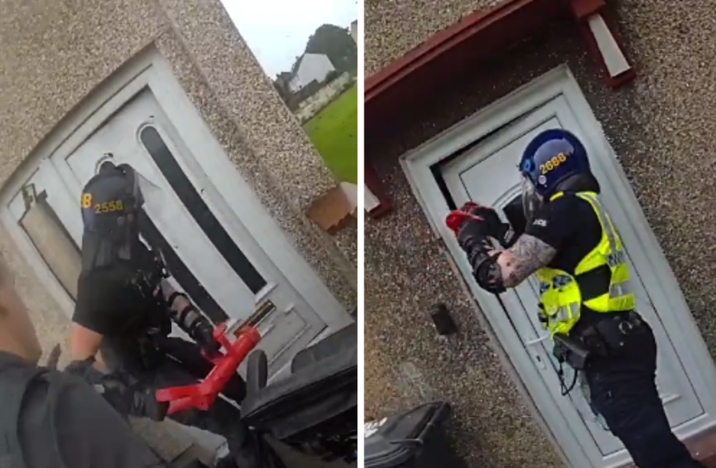 Man charged with weapons offense after police raids in West Cumbria