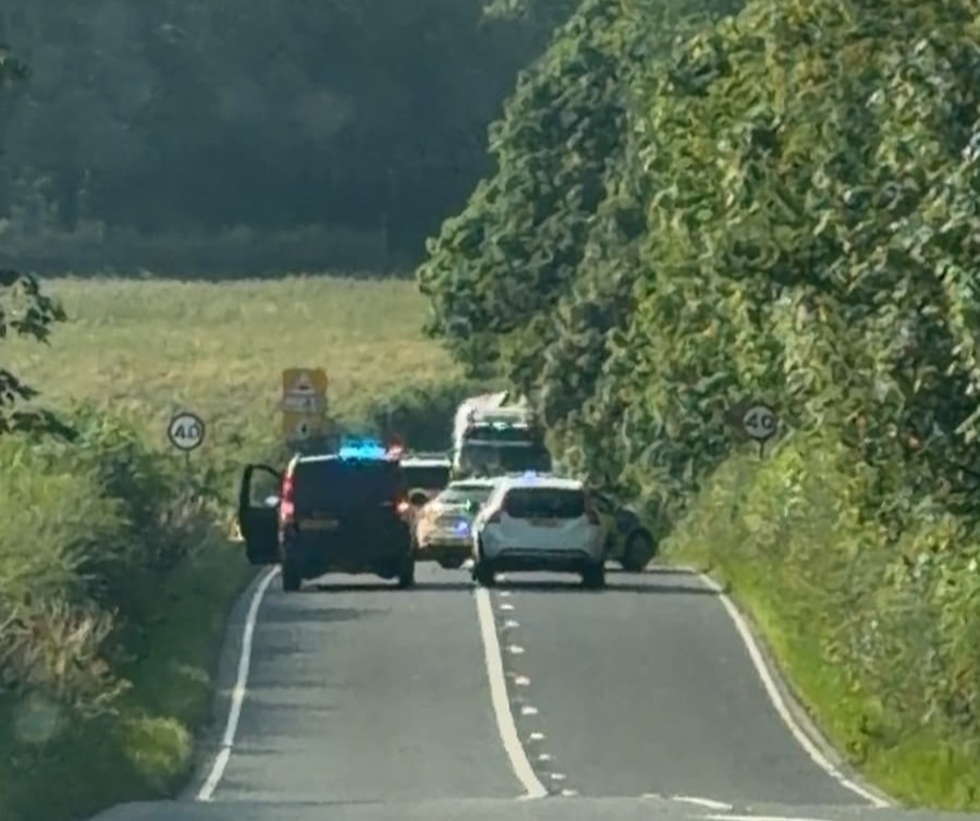A594 in West Cumbria closed after crash