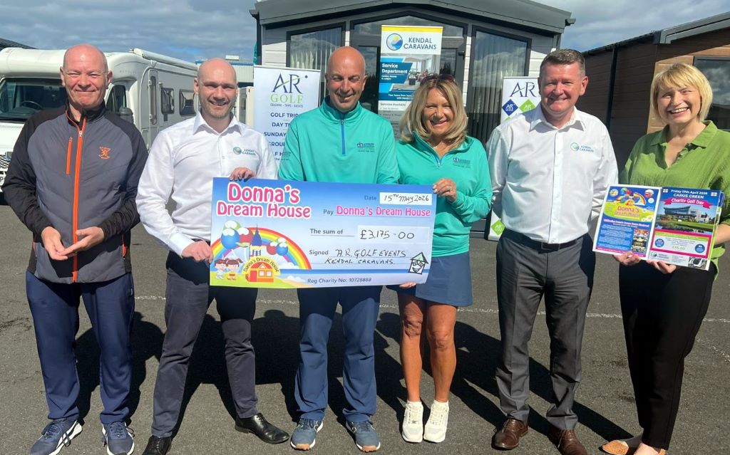 Kendal golfers raise £3,715 for children’s charity