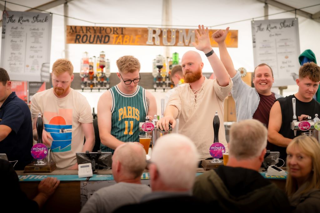 Almost time to tuck in at Taste Cumbria Maryport!