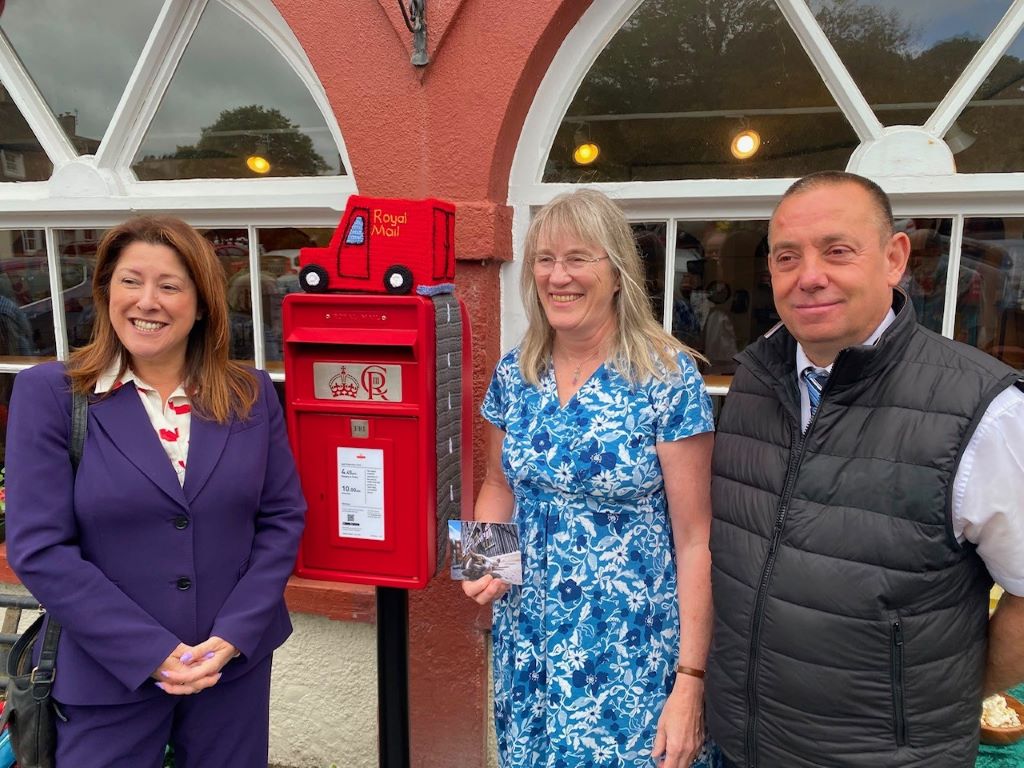 South Cumbrian town celebrates new post box after year-long battle