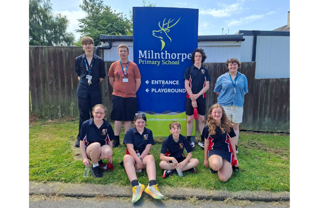 Anti-bullying ambassadors at South Cumbrian school receive Diana Award badge